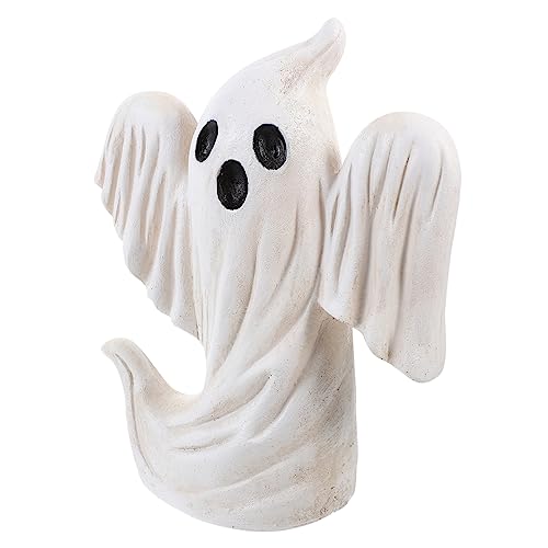 SUPVOX Halloween Ghost Light Spooky Pumpkin Figurine Halloween Table Decor for Use Ghost Decor for Parties Garden Decoration