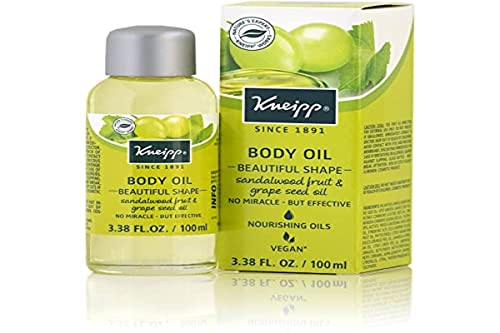 Kneipp Body Oil, Sandalwood Fruit & Grapeseed Oil, Beautiful Shape 3.38 fl. Ounces
