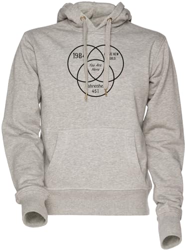 Sweat à capuche gris unisexe confortable pour homme et femme au style décontracté au quotidien
