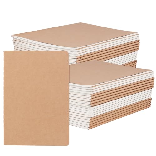 Carnets de notes vierges A5 papier kraft pour le bureau à domicile