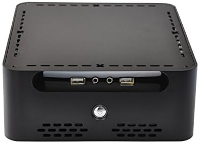 Slim Mini Computer Case Black Aluminum Mini ITX by Integer Computers Model A-Q5