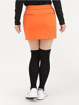 adidas ゴルフ用 レディーススカート オレンジ Amazon.co.jp: [アディダスゴルフ] ゴルフスカート セミ