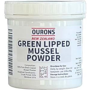 Ourons Green Lipped Mussel Powder For Dogs – 130g Natural GLM from New Zealand