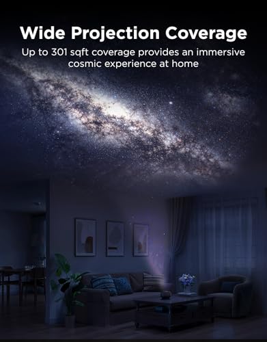 Image of Govee Uplighter Floor Lamp Bundle Galaxy Light Star Projector
