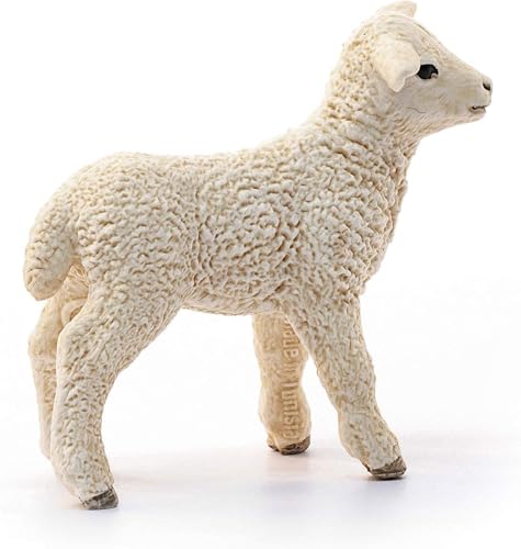 SCHLEICH Farm World | Lamm 13883 Bauernhof Spielfigur | detailgetreue Tierfigur & Sammelfigur | Geschenk für Jungen und Mädchen | Bauernhof Spielzeug ab 3 Jahren | 5 x 2 x 5 cm