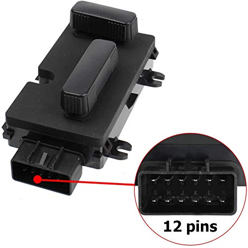901-202 Driver Side Power Seat Adjuster,12450166 Recline Switch for 99-07 Escalade Avalanche Silverado Suburban Tahoe Sierra Yukon Hummer H2