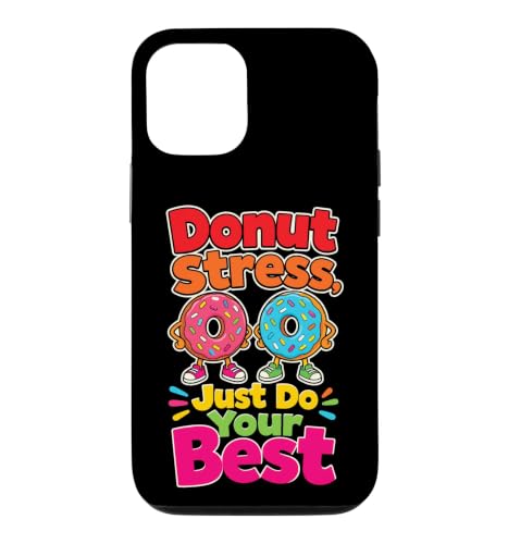 Elementary School Donut Stress Funny Doughnut Kids Gift Case for iPhone 12/12 Pro