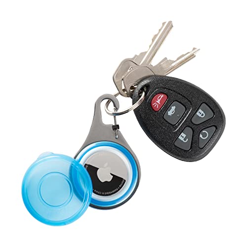 Nite Ize, Inc. WAT-03T-R6 Nite IZE Wearabout Clippable, Mosquetão de bloqueio Apple Airtag, Chaves d