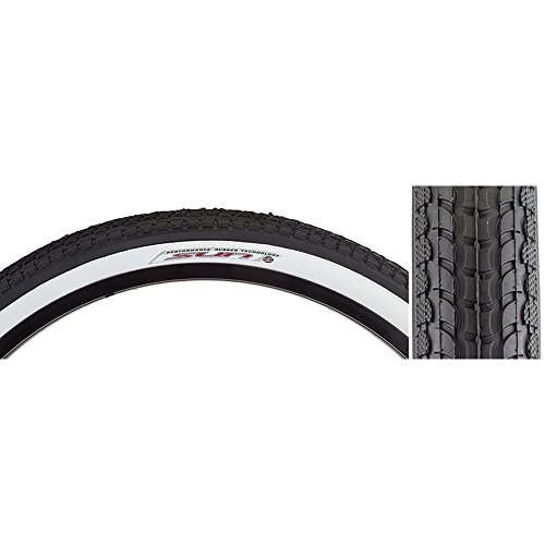 Sunlite Cruiser Sun Tire, 24" X 2.125", Black/White #TOP3