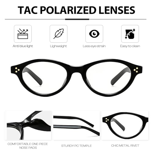 Image of DreamCalf Office-Siren Blue Light Glasses for Women Y2K Fake Glasses