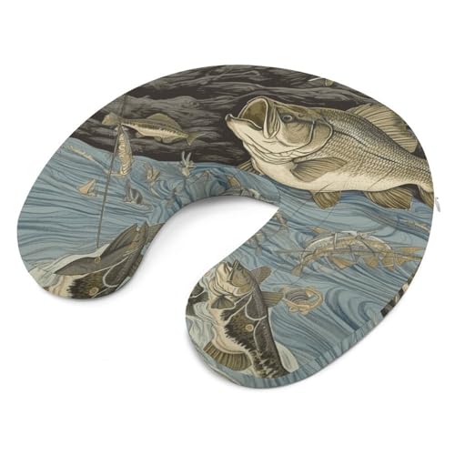 Almohada de espuma viscoelástica tamaño único en U miniatura 6