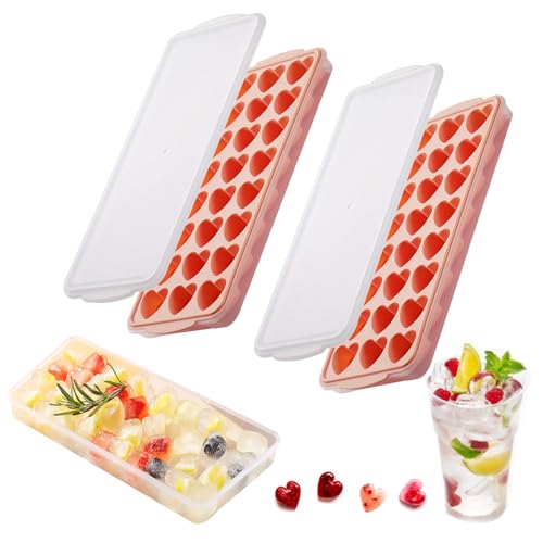 Ciyliwiyi CY- IM-530-1 2 Pack Heart-Shaped Ice Cube Trays cover