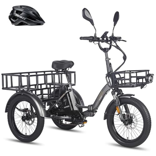 Fafrees 2025 F20 Mate Fat Bicicleta plegable E-Bike Triciclo para adultos 20 pulgadas 48 V 21 Ah batería [Oficial] Bicicleta eléctrica de 65 N.m, bicicleta eléctrica de carga 180 kg, triciclo