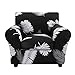 JUNZHE Fundas de sofá Estampadas para sofá 1/2/3/4, Fundas de Muebles de sofá para Mascotas Lavables con Flores, Funda de sofá elástica con Fundas de cojín Individuales (Printed 15,1 Plaza)