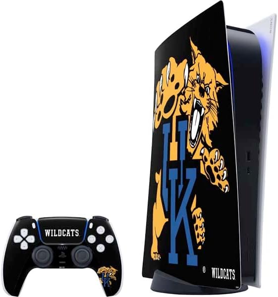 Skinit Decal Gaming Skin Compatible with PS5 Digital Edition Bundle - Officially Licensed University of Kentucky UK Wilcats Mascot Design