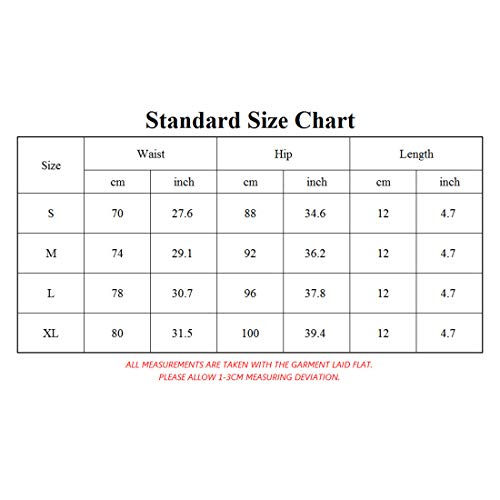Women's Side Lace Up High Cut Ripped Shorts Sexy Low Waist Hipster Hot Pants Skinny Micro Mini Shorts (White, M) #TOP1