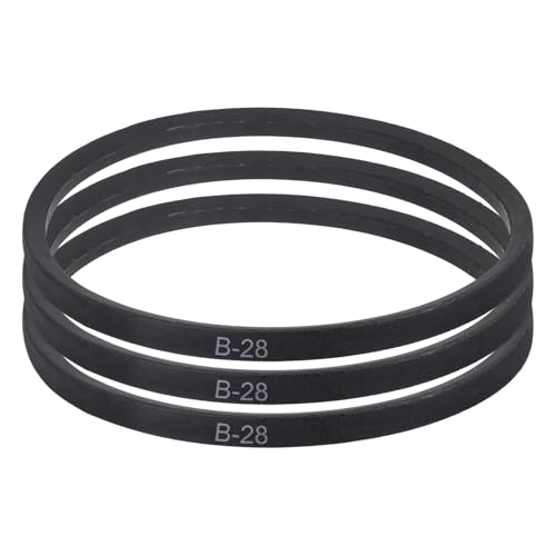 Courroie trapézoïdale B28 classique noire de 78,7 cm pour machine industrielle