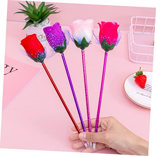 Stylos à bille en forme de rose pour embellir votre bureau