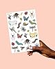 xo, Fetti Bug Temporary Tattoos - 48 Glitter Styles | Buggin' Out Insect Birthday Party Supplies, Bees, Spiders, Beetles, Butterflies, Arts and Crafts #4