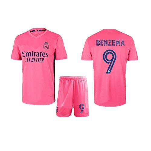 LCHENX-2020-2021 Real Madrid Karim Benzema # 9 Fans Soccer Jersey Set para...