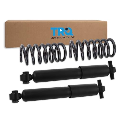 TRQ Juego de amortiguadores traseros compatible con Buick Enclave 2008-2017 Chevrolet Traverse 2007-2016 GMC Acadia 2017 Acadia Limited 2007-2010 Saturn Outlook 2007-2010
