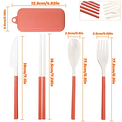 Kamjuntar Wheat Straw Dinnerware Sets For 6(72Pcs), Unbreakable Microwave Safe Reusable Wheat Straw Plates And Bowls Sets Eco Friendly,Dishwasher Safe,Wheat Straw Plates,Wheat Straw Bowls #TOP5