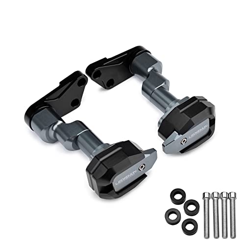 HRuizq Motorcycle Frame Sliders Guard Crash Engine Fairing Falling Protector (fit for CFMOTO Vehicle) 300NK 250NK 150NK (gray,150NK/250NK/300NK) (Gray)
