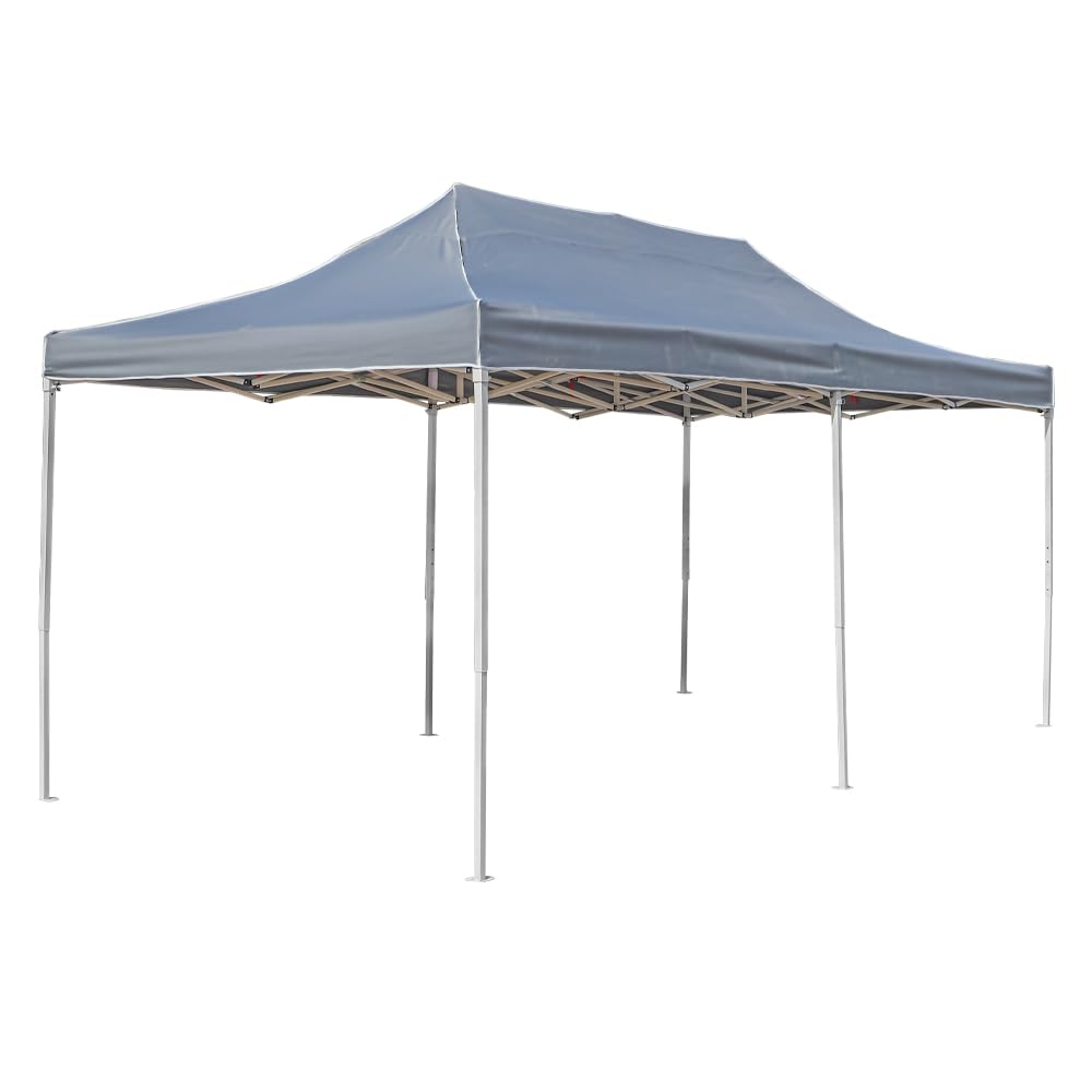 YATAI Pop Up Gazebo Rectangular Portable Canopy Tent 6x3 Meters With 6 Legs Outdoor Garden Marquee Water-resistant – Folding Party Camping Tent – Frame & Canopy Marquee Tent With Easy Assembly (Blue)