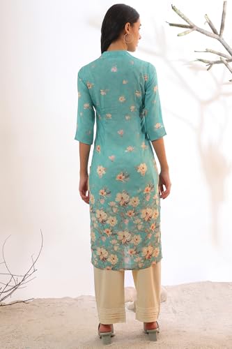 Image of Aurelia Women's Printed Straight Kurta