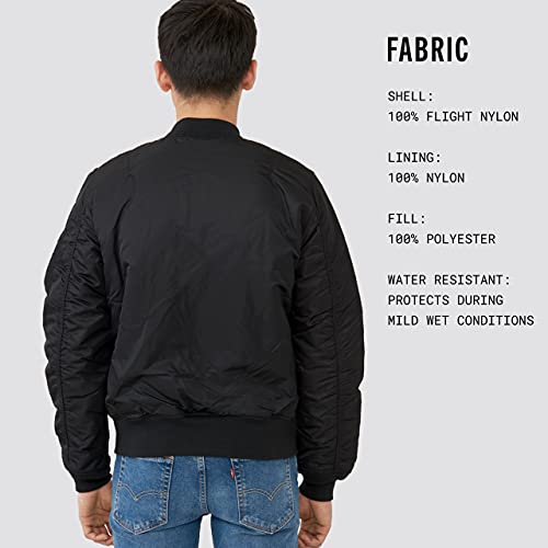 Image of Alpha Industries MA-1 Slim Fit Bomber Flight Jacket - Fighter Pilot Flight Jacket