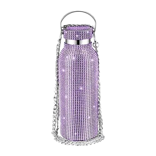 Bouteille d'eau à paillettes strass de qualité supérieure chic - 2