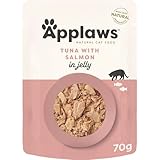 Applaws Natural Wet Cat Food, Tuna with Salmon in Jelly 70 g Pouch (Pack of 16) - Image 2