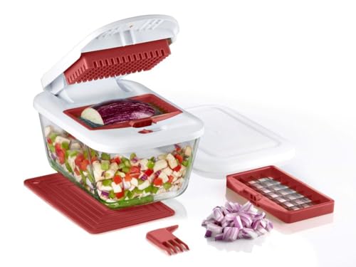 Valore Vegetable Chopper 11-Cup Glass