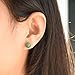 Jade Stud Earrings, 8mm Green Jade Earrings for Women, 925 Sterling Silver Earrings Studs for Sensitive Ears, Jade Jewelry for Women & Men, Good Luck Handmade Earrings Gift for Birthday Anniversary