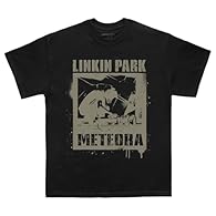 Official Linkin Park Merchandise Features spray-paint style artwork of Linkin Park’s Meteora album cover with stencil-style band name and album title across the chest Classic Unisex fit with a timeless crewneck silhouette Made with 100% U.S. Cotton