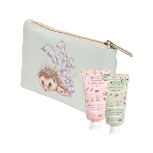 Wrendale Designs - Woodlanders Owl and Hedgehog Mini Hand Cream Gift Pouch