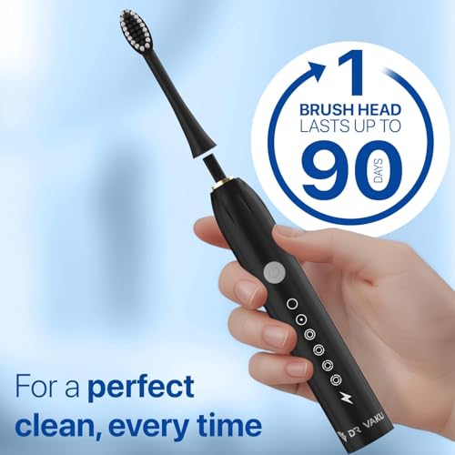 Image of Sonic Electric Toothbrushes USB Rechargeable Ultrasonic Tooth Brush with 4 Brush Heads 6 Cleaning Modes and Smart Timer IPX7 Waterproof Cleaning Toothbrushes for Adults and Kids (B-1)