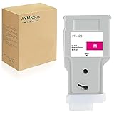 AYMSous Compatible Ink Cartridge Replacement for Canon PFI-320 PFI320 PFI-320M PFI320M 300ML for Canon imagePROGRAF IPF TM-200 IPF TM-205 IPF TM-300 IPF TM-305(Magenta Pigment Ink)