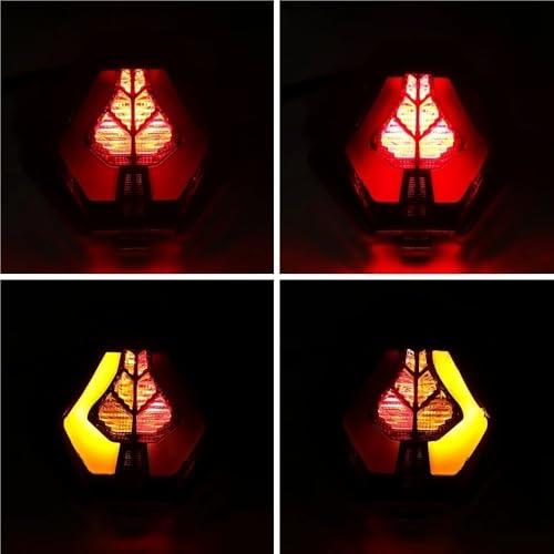 Luz trasera integrada MT07 con intermitentes LED de alta visibilidad 7