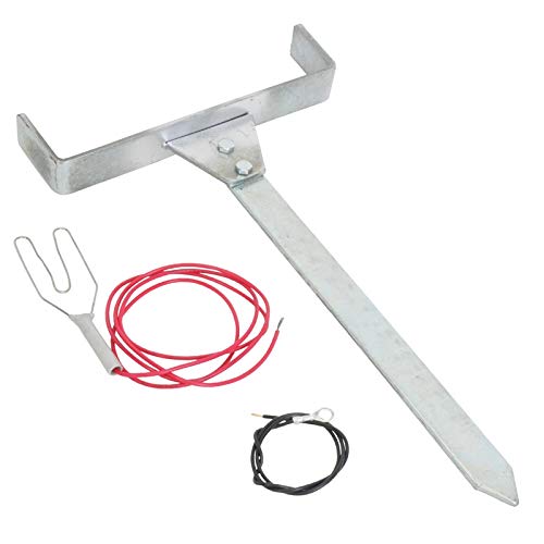 VOSS.farming Kit Valla eléctrica para Caballos, Set Completo 9 V, con Pastor eléctrico