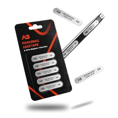 Neobadge Pickleball Lead Tape - Super High Adhesive Lead Tape - Designed Specifically for Pickleball Paddles - Building The Perfect Moment of Hitting a Ball can Make You a Better Player.