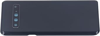 S10 5G Glass Back Cover Repair Kit with Pen - Perfect Replacement for Cracked Phone - Easy DIY Accessories Included Black