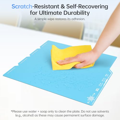 Image of BIQU CryoGrip Pro Frostbite Cold Build Plate for Snap-Maker U1 3D Printer | Spring Steel Sheet, 276X301mm, Room Temperature Printing, Double-Sided