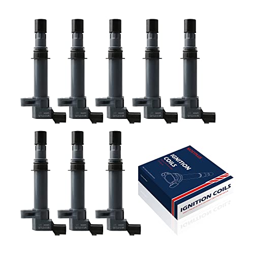 MOSTPLUS Ignition Coils Compatible with Chrysler Aspen Dodge Dakota/Durango/Nitro/Ram 1500 Jeep Commander/Grand Cherokee/Liberty UF270 C1231 (Set of 8)
