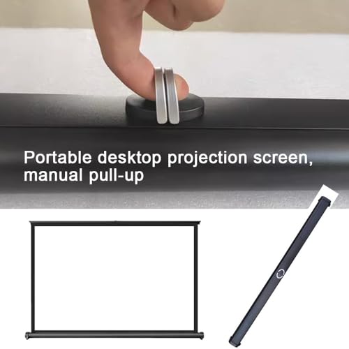 Pantalla manual de proyección 50 pulgadas 16:9 miniatura 3