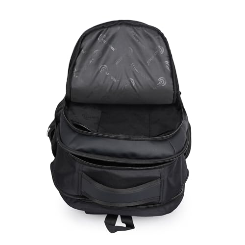 Image of Half Moon Laptop Backpack 15.6 inch Shock-Resistant Compartment 7-Pocket Organized Design Water-Resistant 45L Travel Daypack with Y2K Zippers for Work Casual College