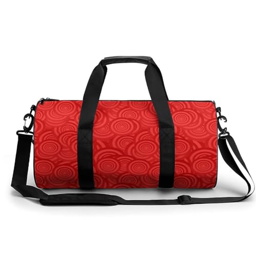Sac de sport gym et voyage Cercle Rouge, duffel bag 45cm idéal pour week-end et randonnée