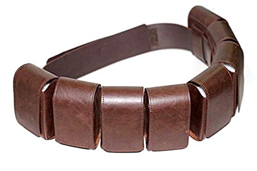 Boba Fett Belt + Pouches X 8 Costume Props Accessories Brown (XL)
