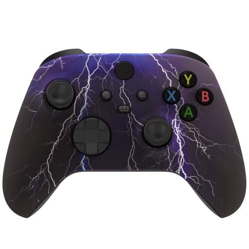 Image of MODDEDZONE Custom Wireless UNMODDED Controller for Xbox One S /X and PC with Exclusive and Unique Designs - The Perfect Gaming Gift for Enthusiasts, Expertly Crafted in the USA Violet Storm