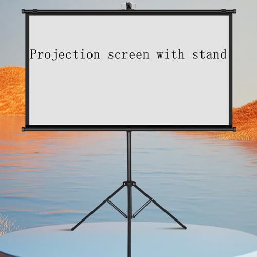 Pantalla portátil para proyector con trípode 72 pulgadas 4:3 miniatura 2